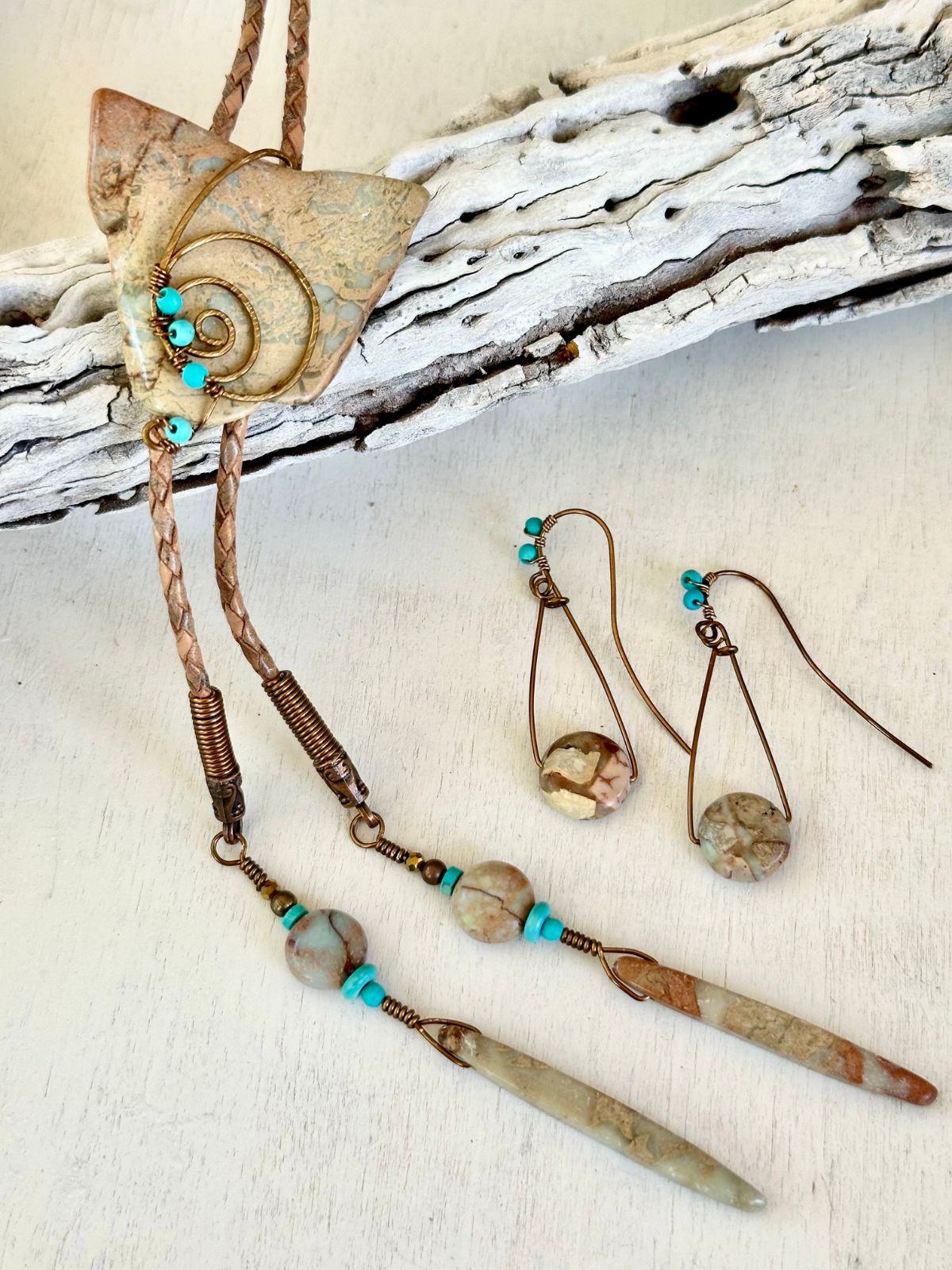 Acacia Bolo Tie- Set