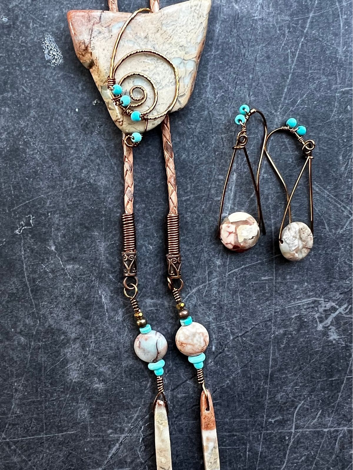 Acacia Bolo Tie- Set
