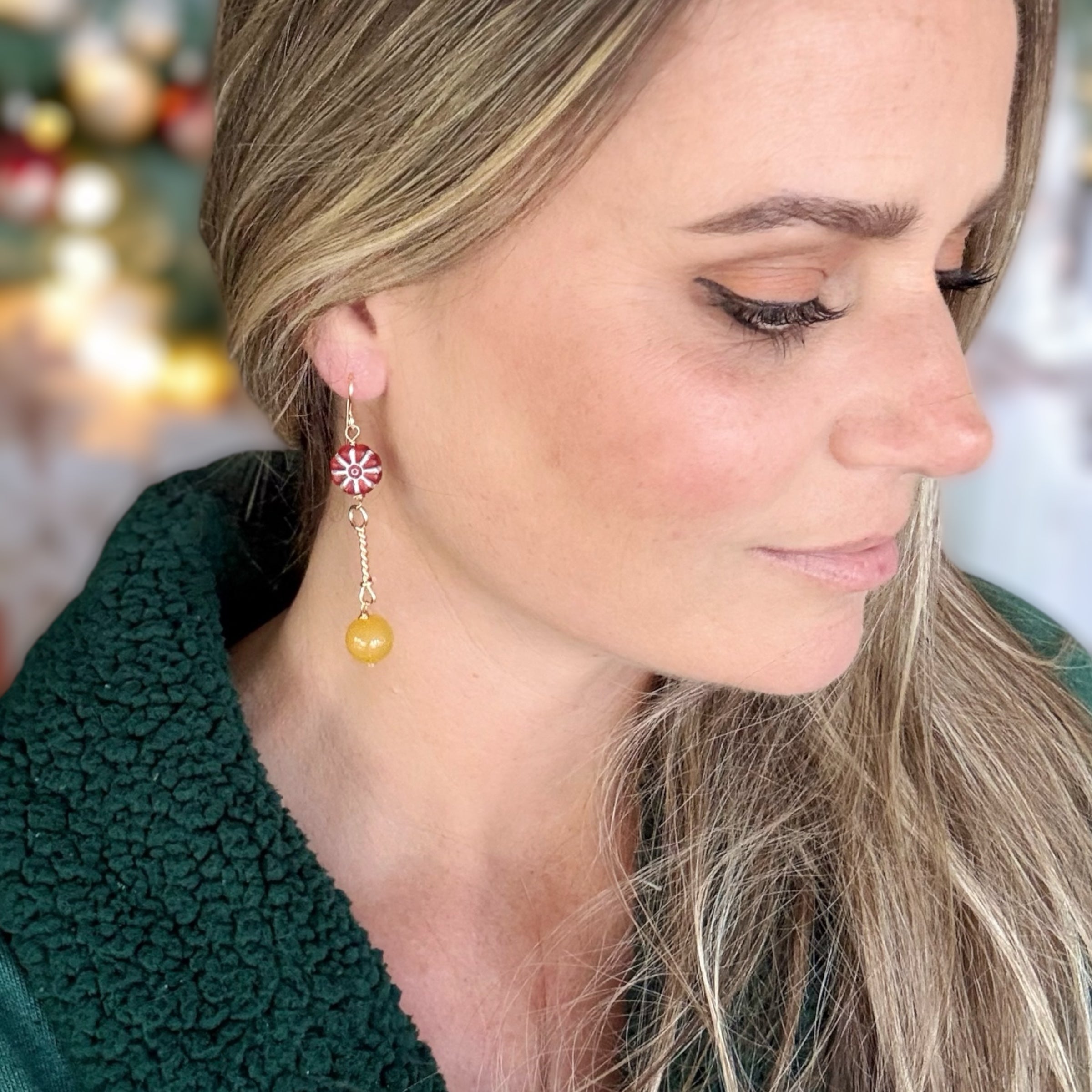 Snowfall Glow Dangles