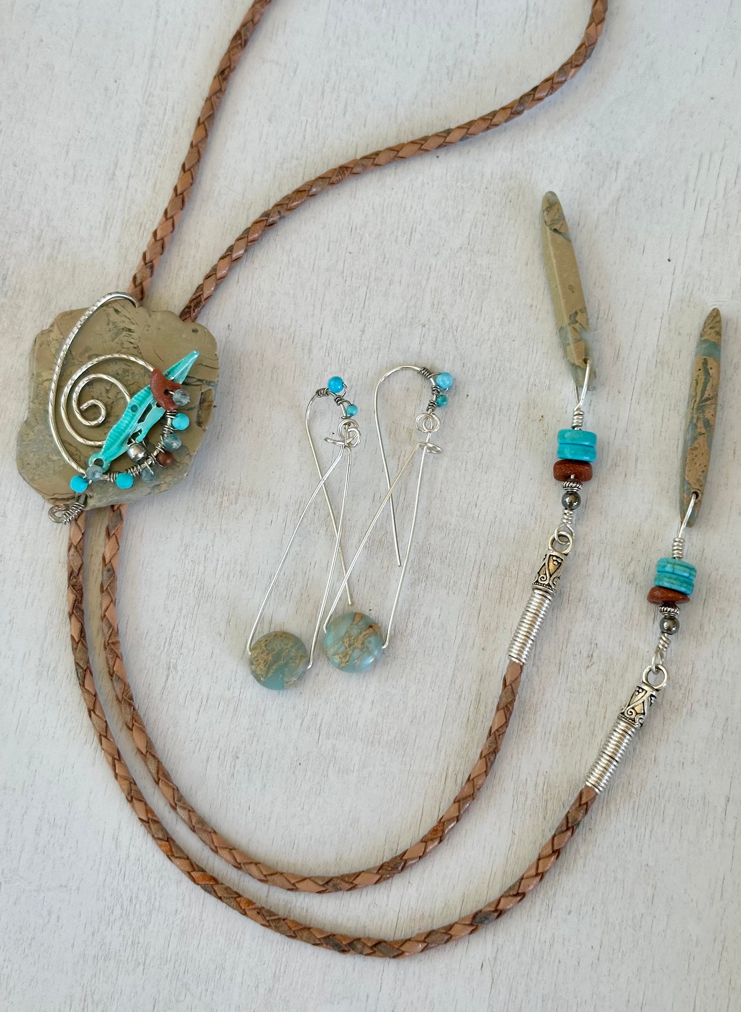 Mesa Spiral Bolo Tie- Set