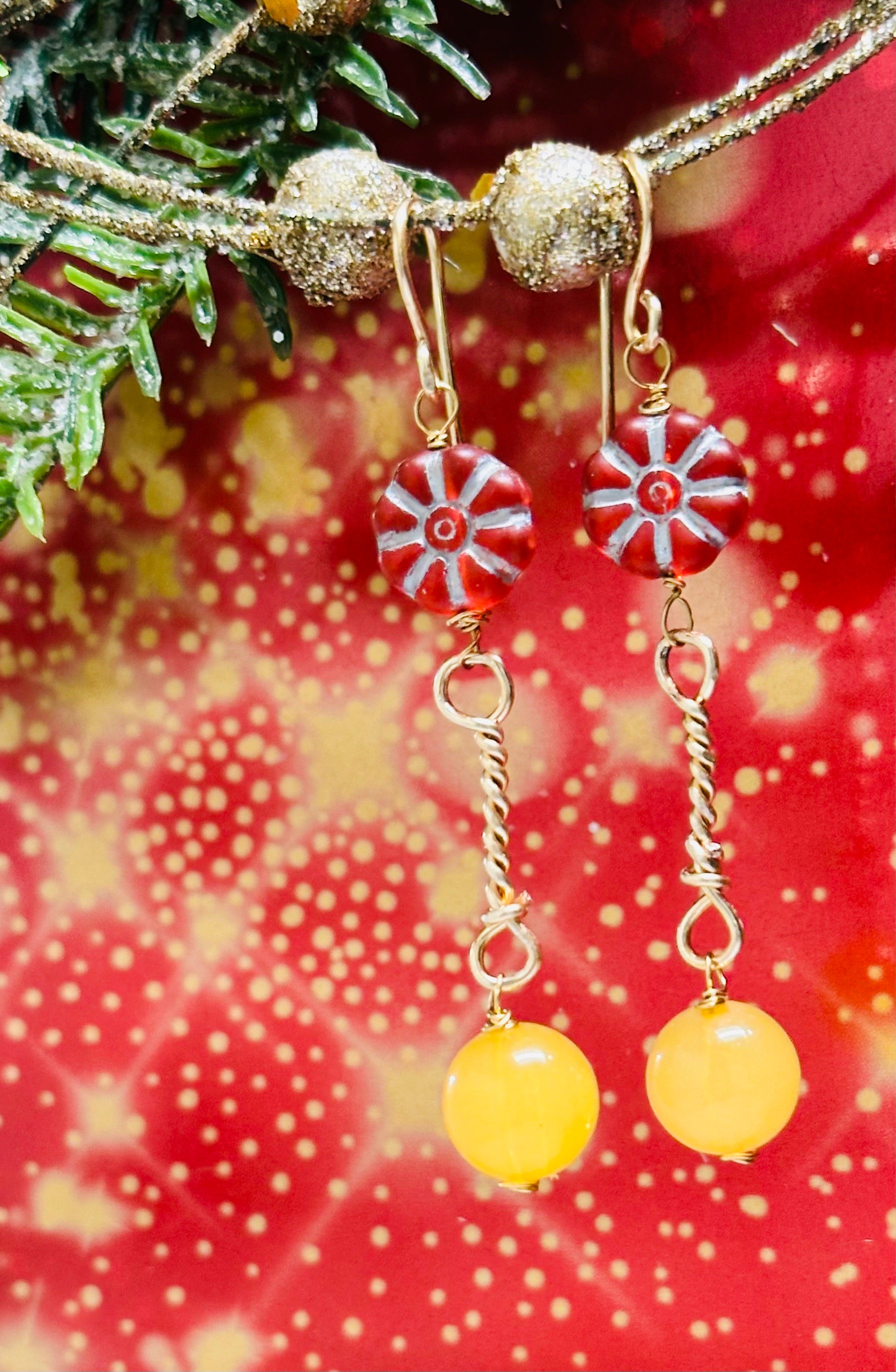 Snowfall Glow Dangles