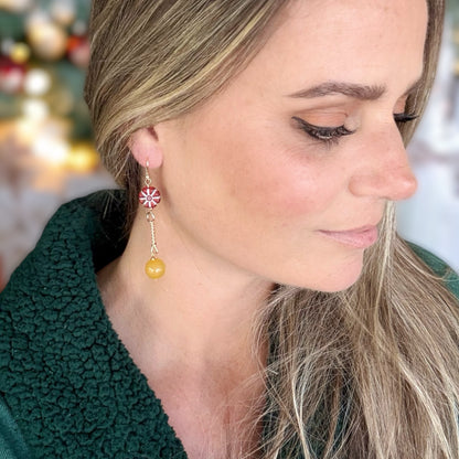 Snowfall Glow Dangles