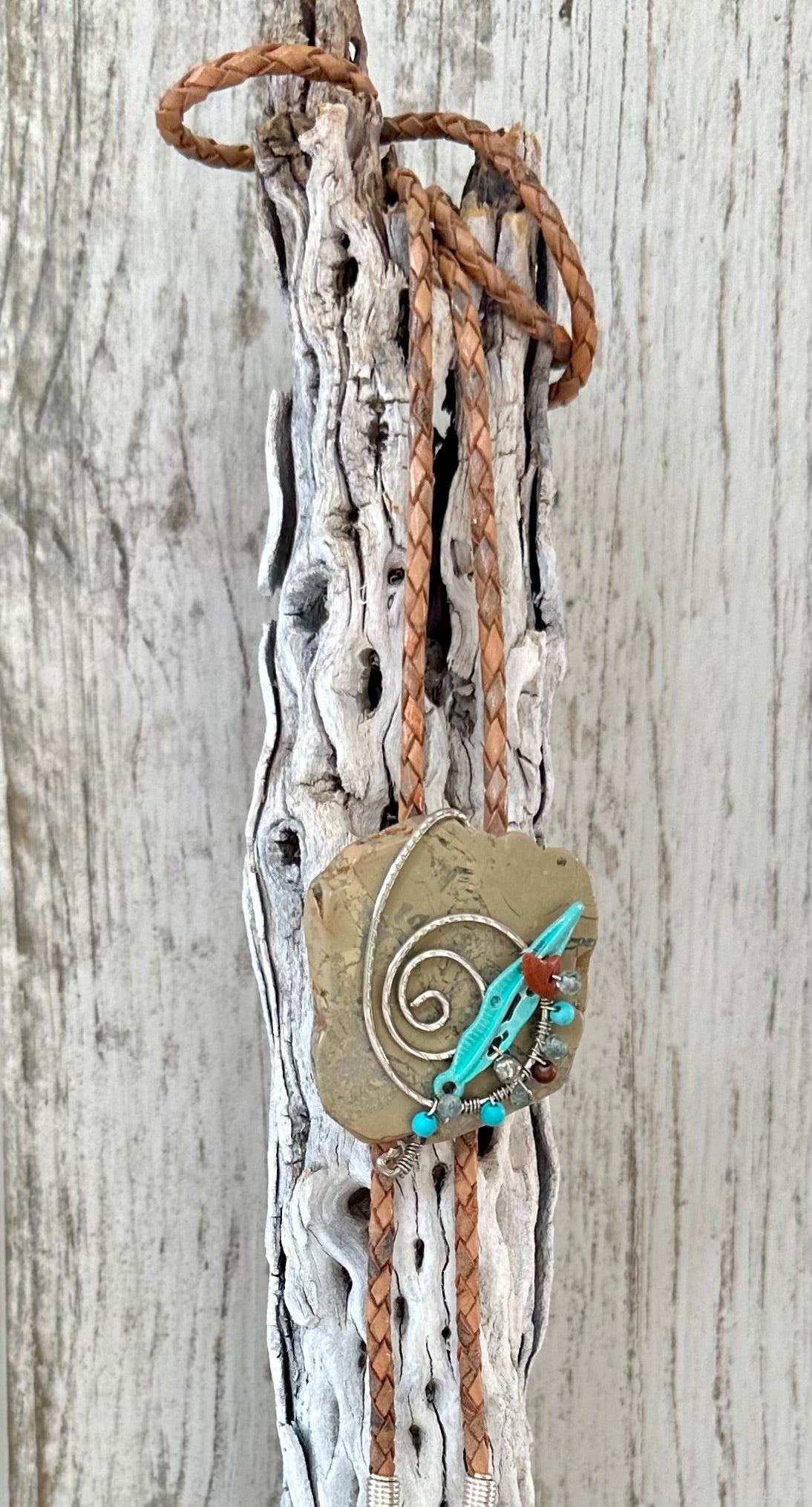 Plumule Bolo Tie- Set