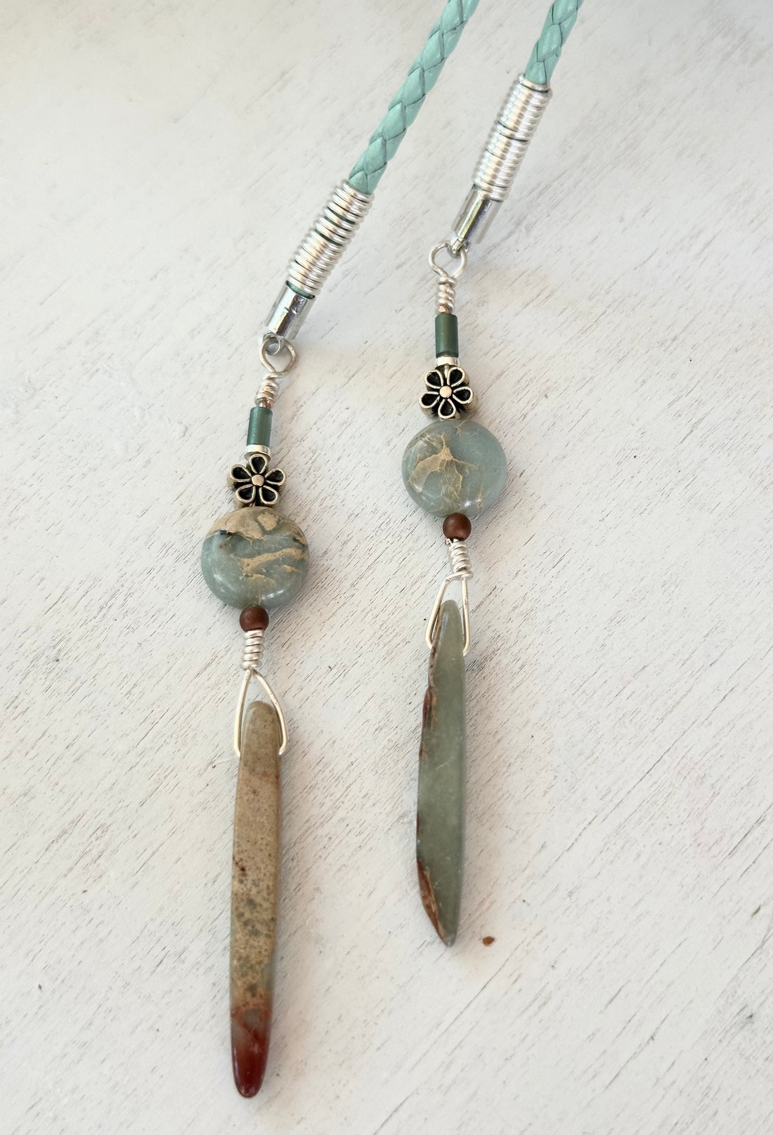 Wild Poppy Bolo Tie- Set