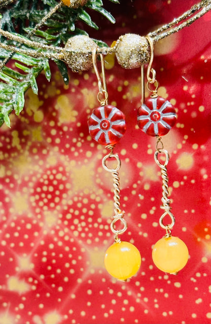 Snowfall Glow Dangles