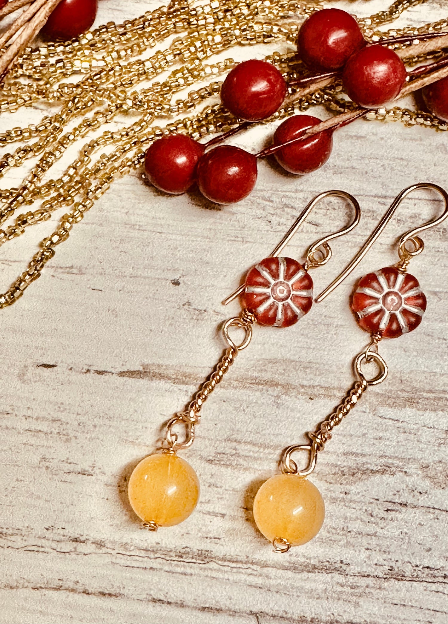 Snowfall Glow Dangles