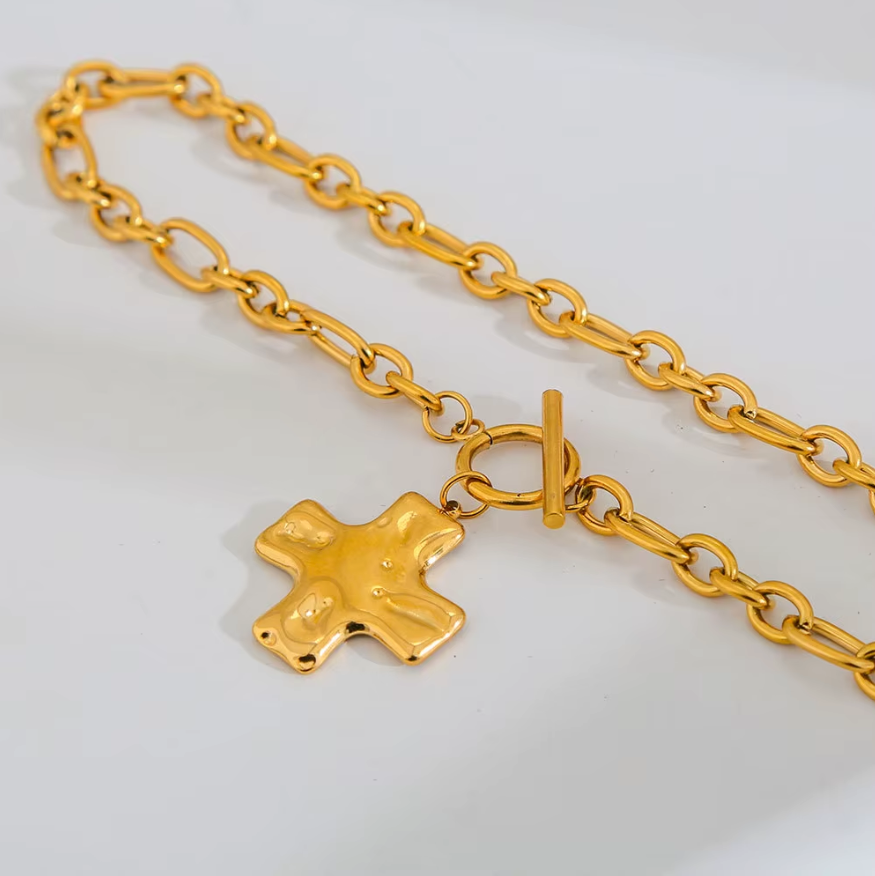 True North Cross Necklace