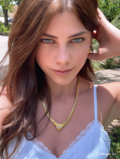 Everly Heart Necklace